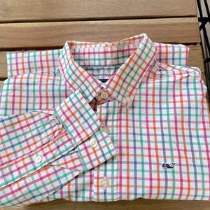 Vineyard Vines youth boys long sleeve button down